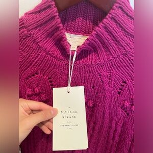 Sezane aubin jumper/sweater NWT XS